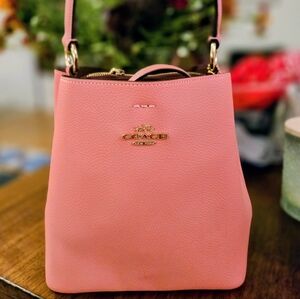 Coach Small Town Leather Bucket 1011